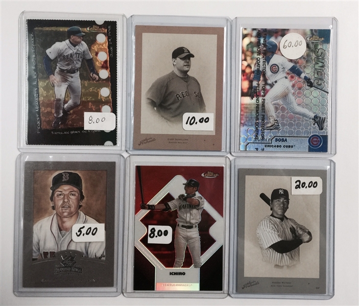 Lot of 100+ Baseball Numbered and Insert Cards